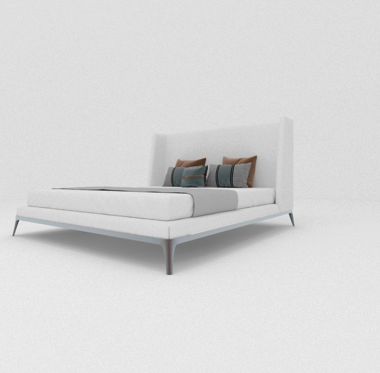 Buy HERBS - BED - WHITE Online | Bedroom Furniture | Qetaat.com