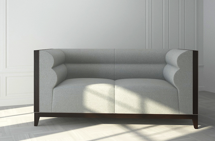 Buy IRIS - 2 SEATER SOFA - LIGHT GRAY Online | Living Room Furniture | Qetaat.com