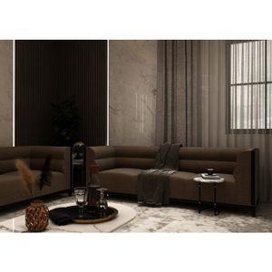 Iris - 3 Seat Sofa - Brown