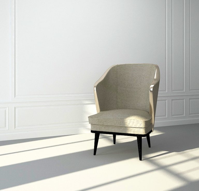 Buy IVY - ARMCHAIR - LIGHT BEIGE Online | Living Room Furniture | Qetaat.com