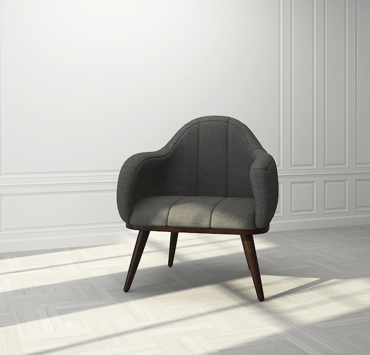 Buy JASMINE - ARMCHAIR - DARK GRAY Online | Living Room Furniture | Qetaat.com