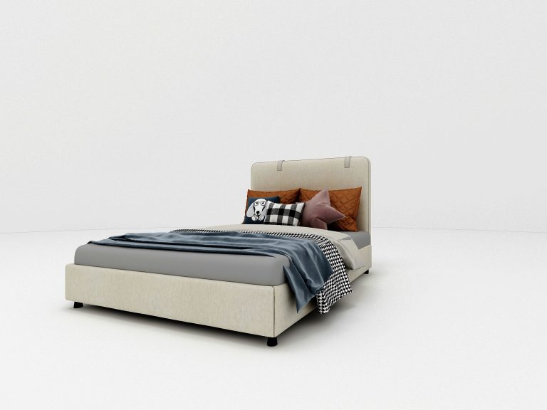 Buy LAXITY - BED - BEIGE Online | Bedroom Furniture | Qetaat.com