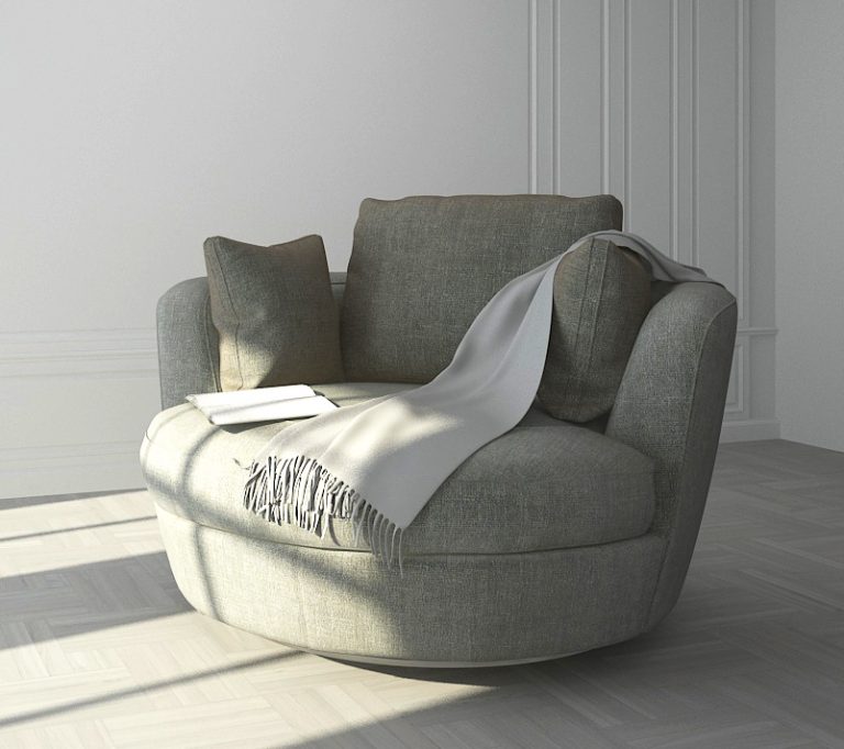Buy LOTUS - ARMCHAIR - SMOOTH GRAY Online | Living Room Furniture | Qetaat.com