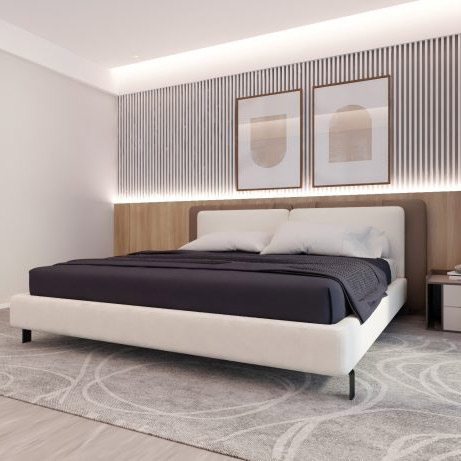 Buy PARROT - BED - BROWN Online | Bedroom Furniture | Qetaat.com