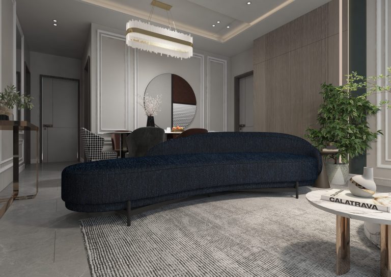 Buy PEONY - SOFA - BLUE Online | Living Room Furniture | Qetaat.com