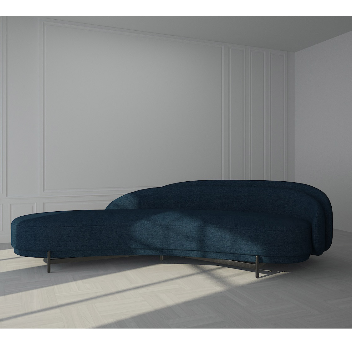 Buy PEONY - SOFA - BLUE Online | Living Room Furniture | Qetaat.com