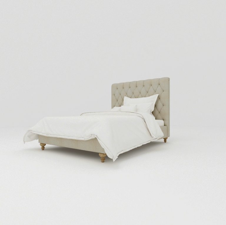 Buy PHEASANT - BED - BEIGE Online | Bedroom Furniture | Qetaat.com