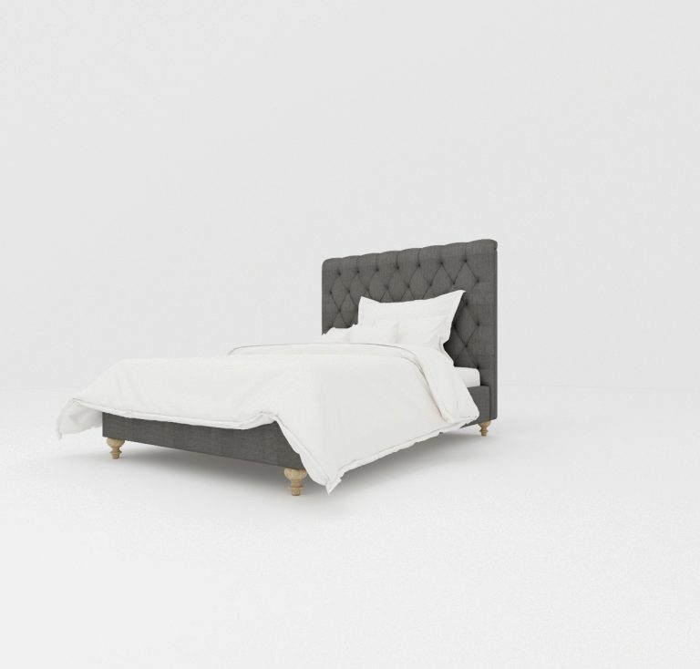 Buy PHEASANT - BED - DARK GRAY Online | Bedroom Furniture | Qetaat.com