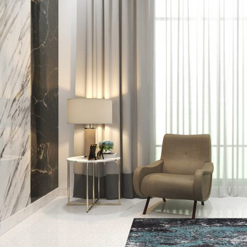 Buy ROBIN - ARMCHAIR - BROWN Online | Living Room Furniture | Qetaat.com