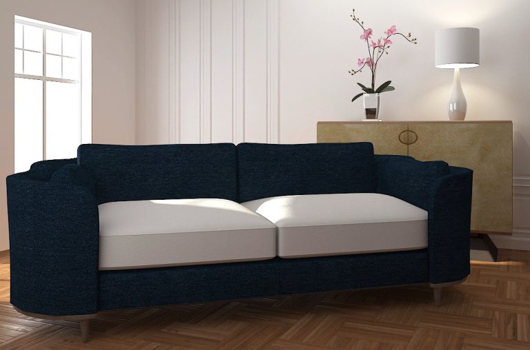 Buy SNOWDROP - 2 SEAT SOFA - BLUE Online | Living Room Furniture | Qetaat.com