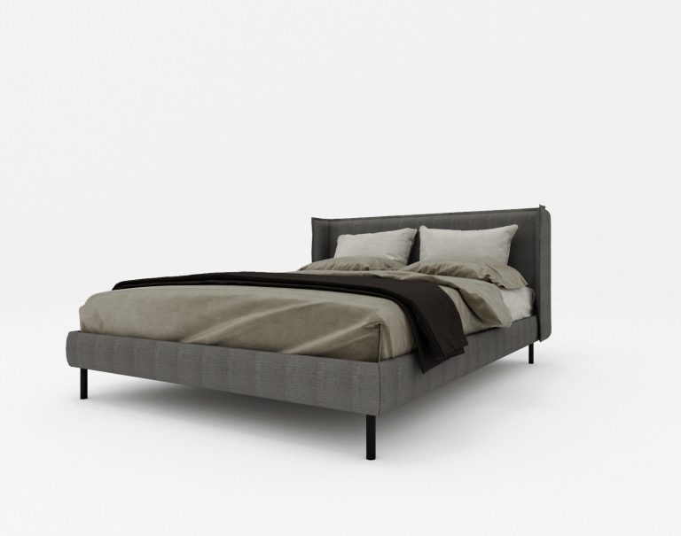 Buy THISTLE - BED - DARK GRAY Online | Bedroom Furniture | Qetaat.com