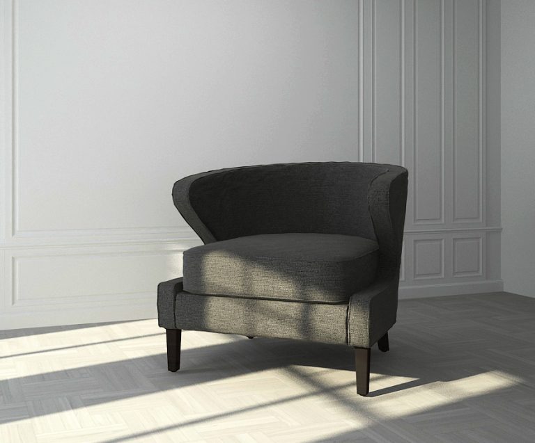 Buy VIOLET - ARMCHAIR - DARK GRAY Online | Living Room Furniture | Qetaat.com