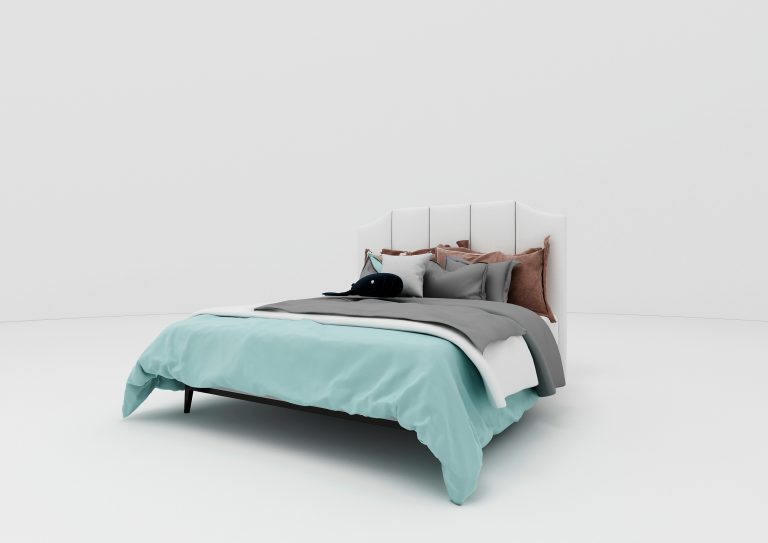 Buy WALLNUT - BED - WHITE Online | Bedroom Furniture | Qetaat.com