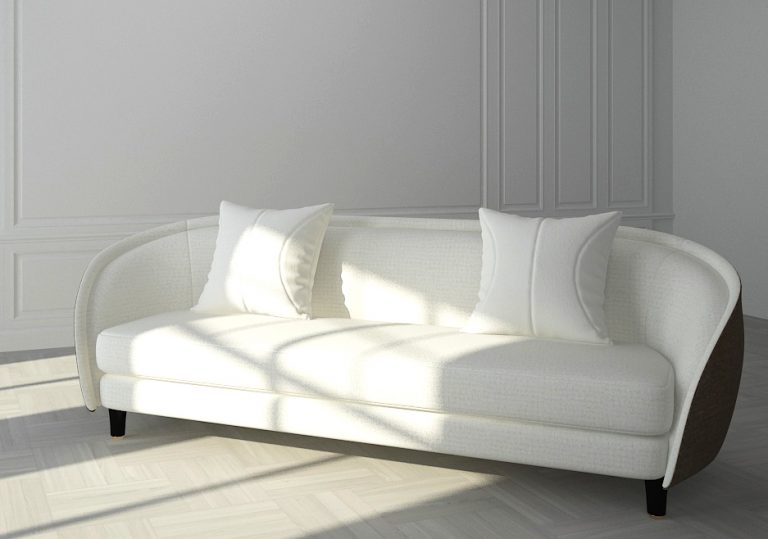 Buy LILAC - 2 SEAT SOFA - WHITE Online | Living Room Furniture | Qetaat.com