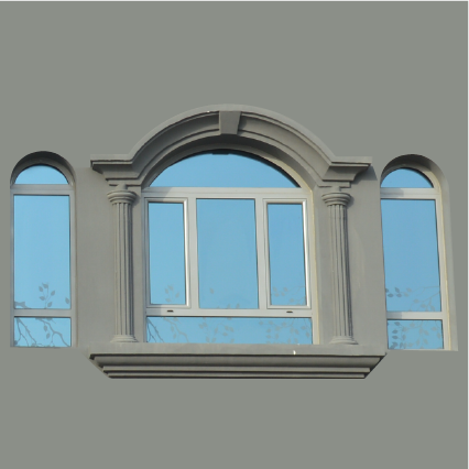 White Frame Aluminum Window