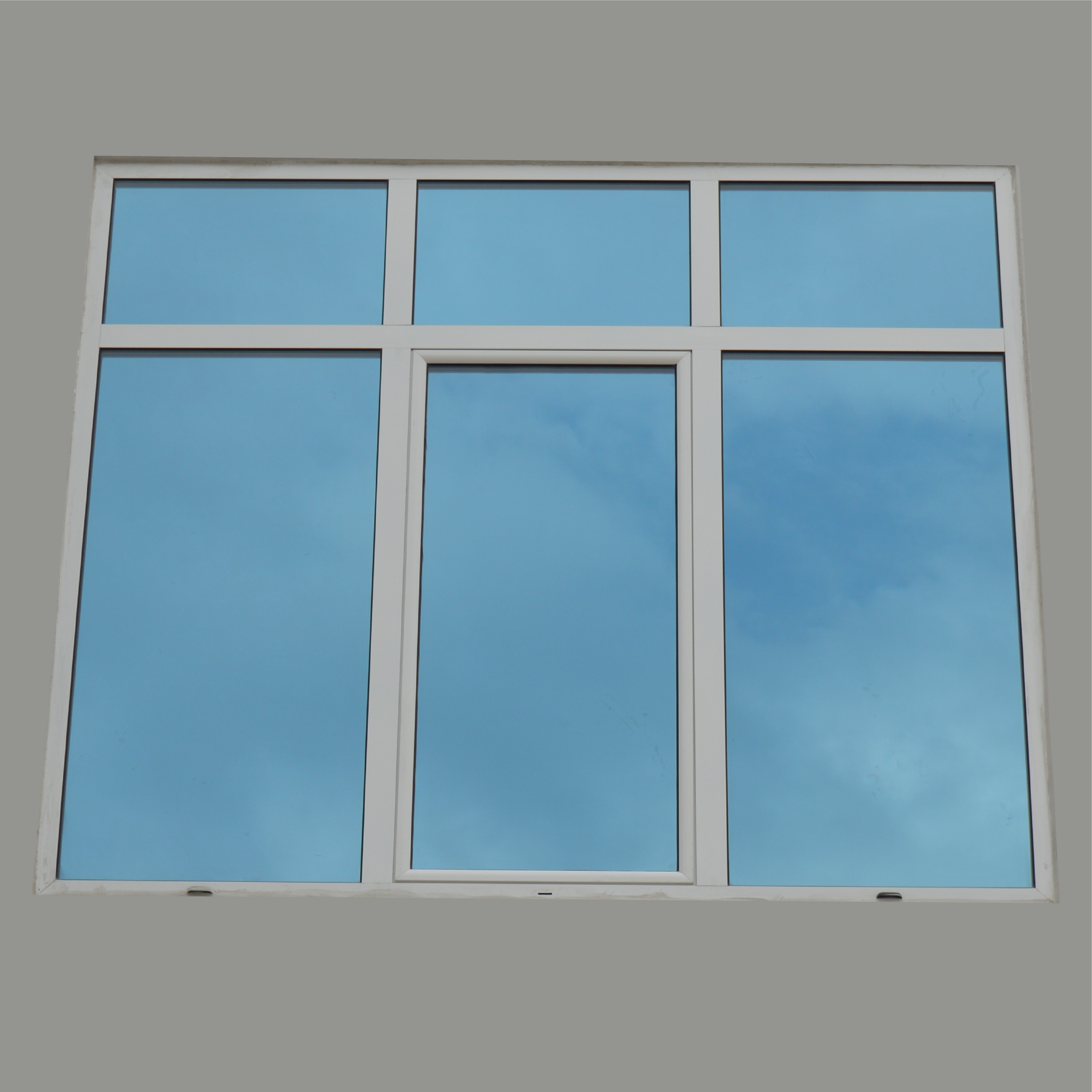 White Frame Large Aluminum Window