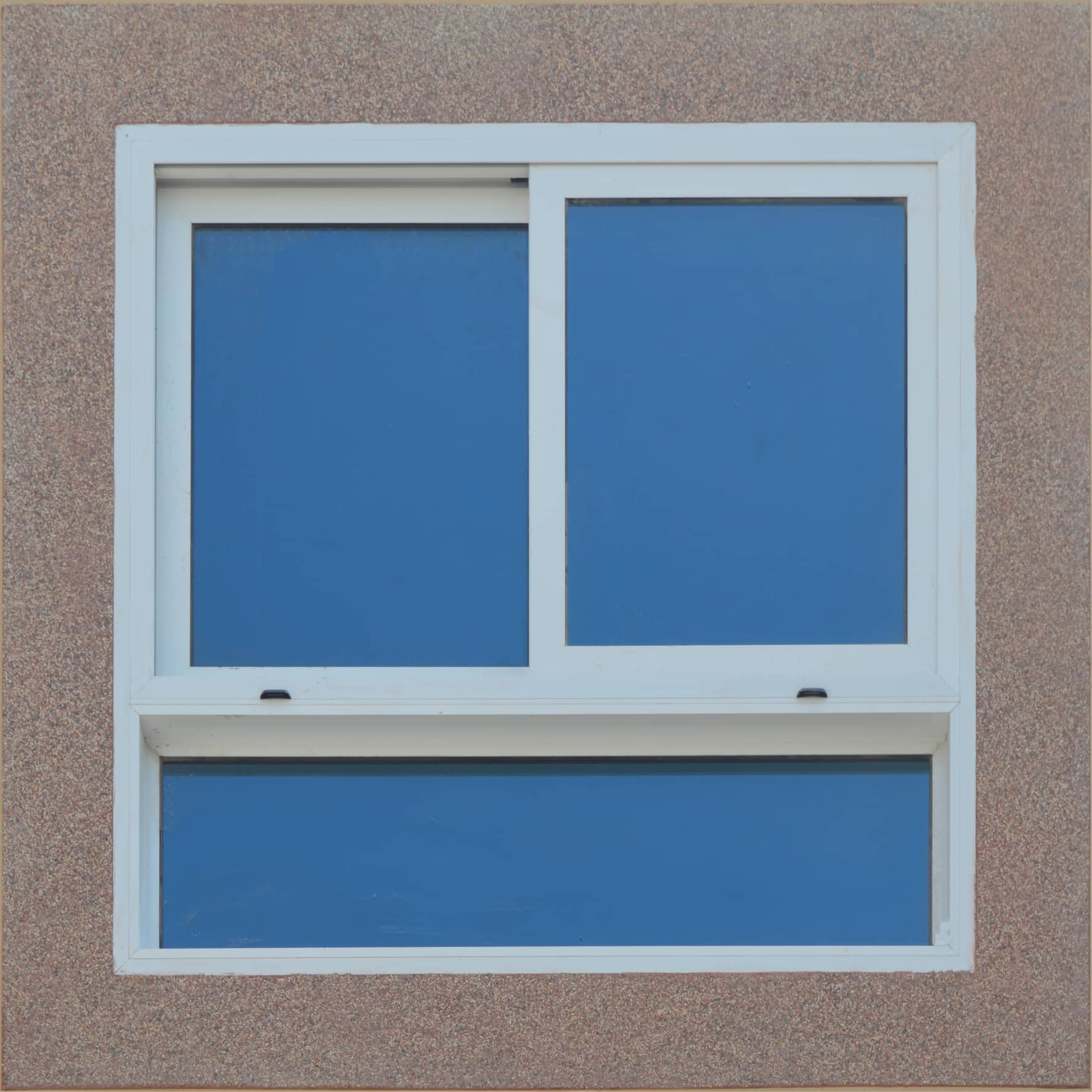 White Frame Aluminum Window