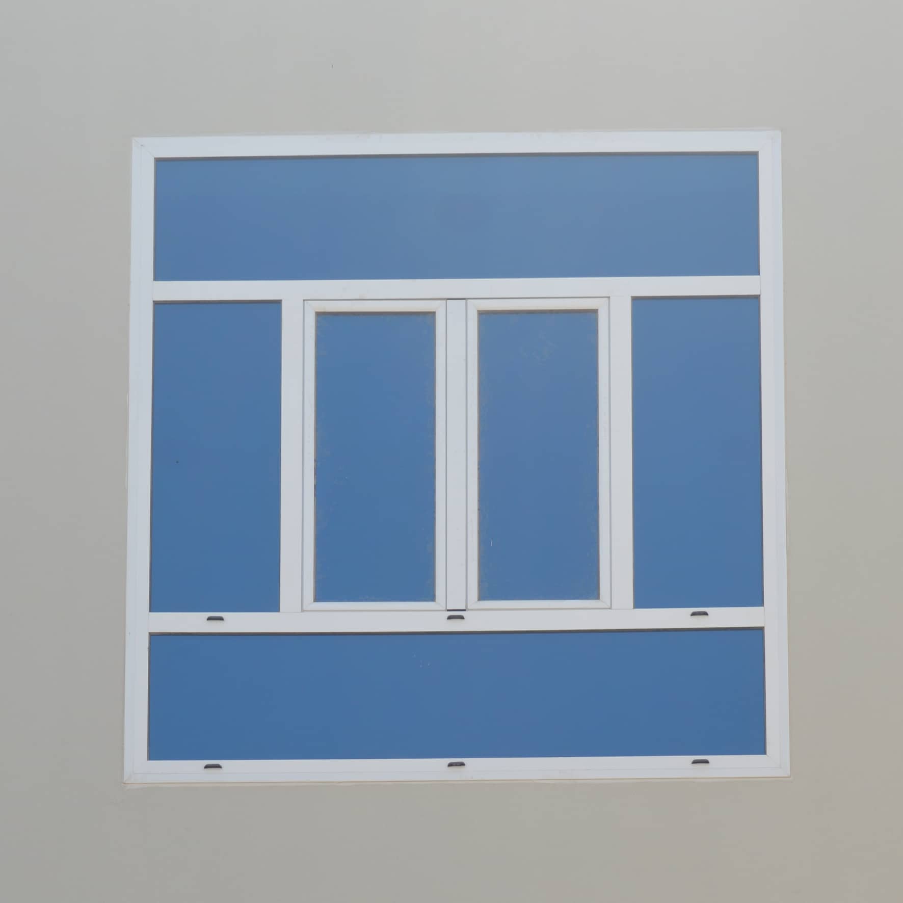 Six Panel Aluminum Window