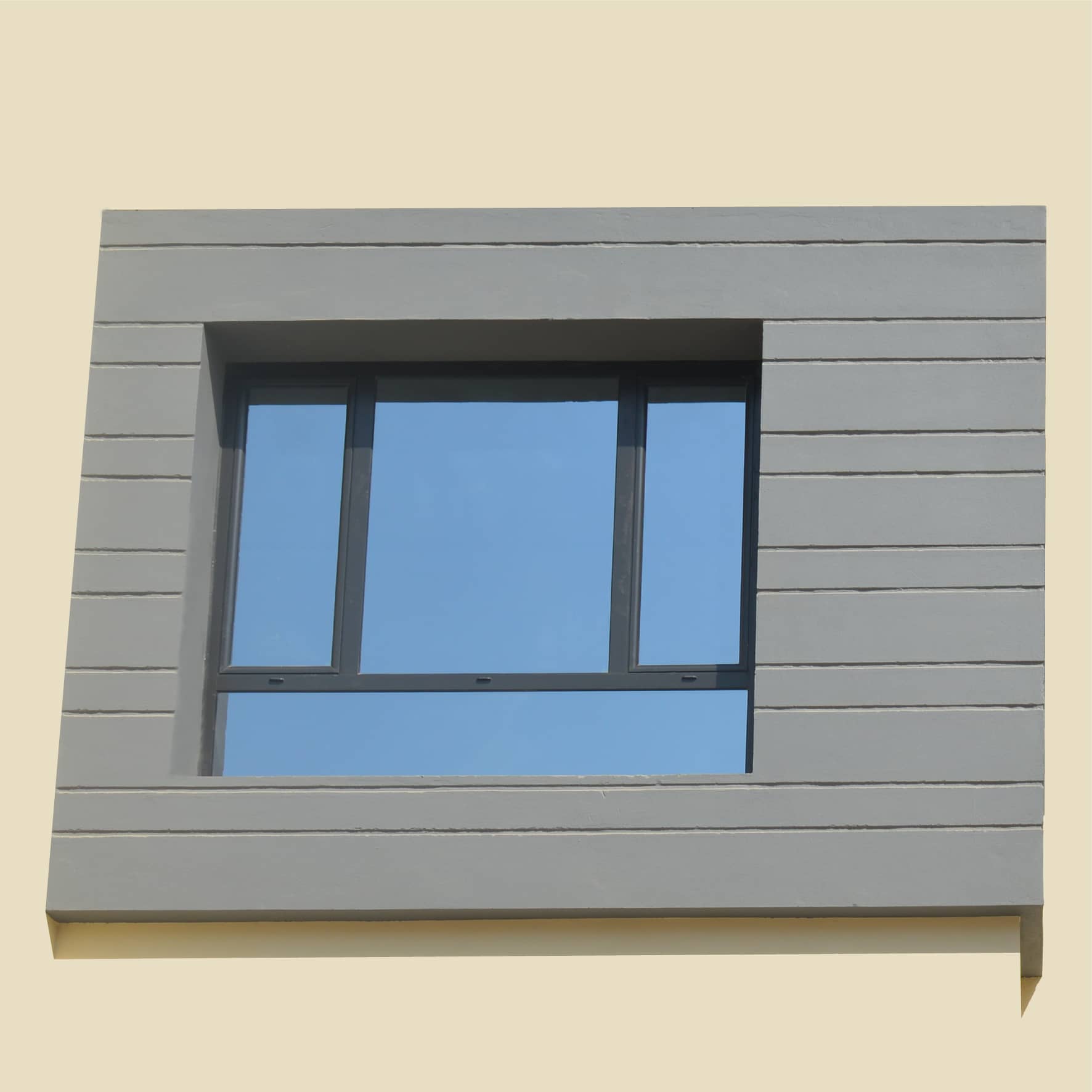 Black Frame Aluminum Window