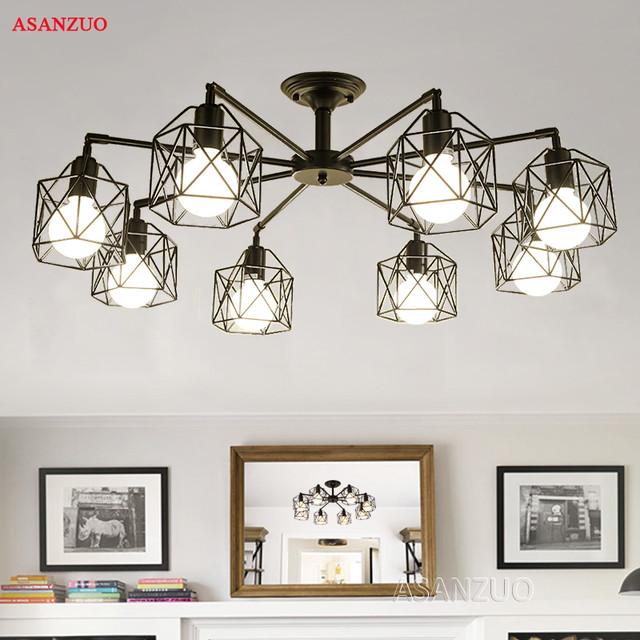 Buy Iron Cage Ceiling Lamp Light Online | Construction Finishes | Qetaat.com