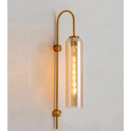 Copper Creative Glass Tube Wall Light