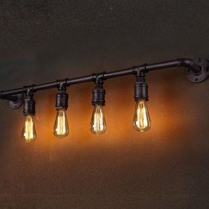 Vintage Loft Water Pipe Wall Lamp