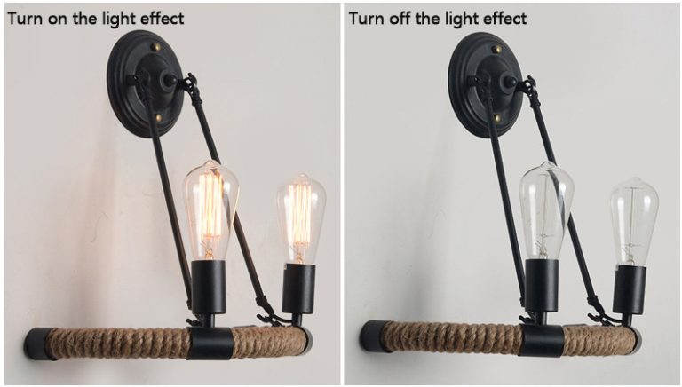 Buy Vintage Retro Led Indoor Wall Lamp Online | Construction Finishes | Qetaat.com