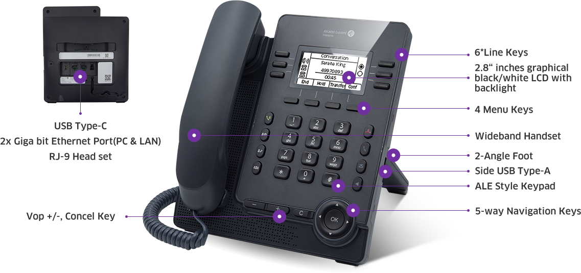 Buy Alcatel M3 Desk Phone Online | Construction Finishes | Qetaat.com