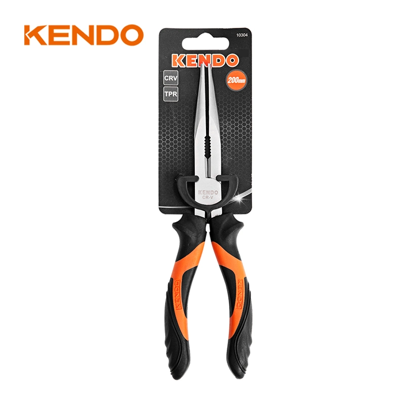 Buy Kendo Long Nose Plier CRV - 8" - 200MM Online | Hardware Tools | Qetaat.com