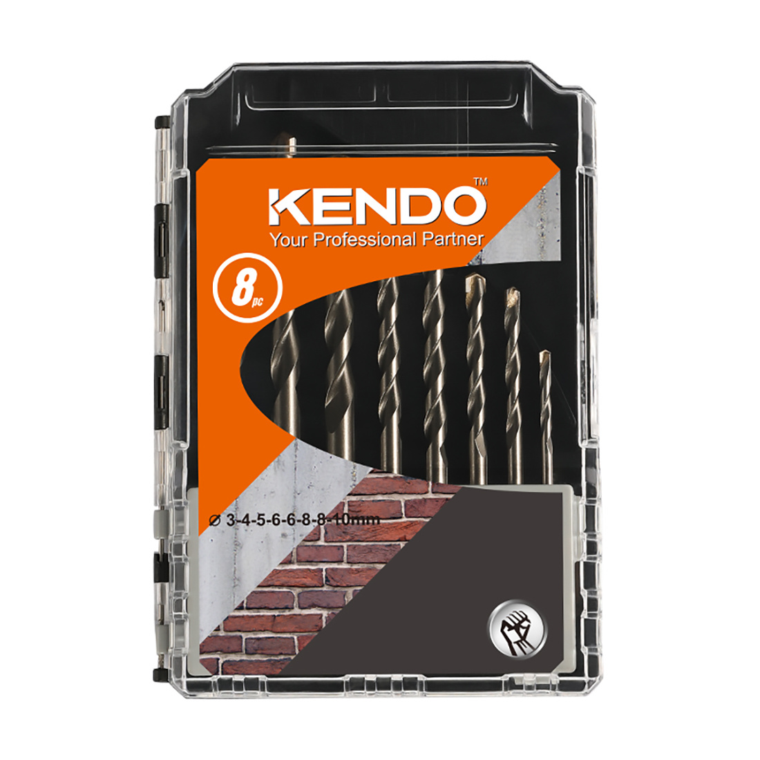 Buy Kendo Masonry Drill 8 Pc Dia. 3-4-5-6*2-8*2-10 Online | Power Tools | Qetaat.com