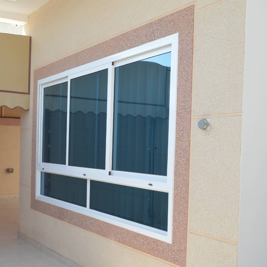 White Aluminum Window