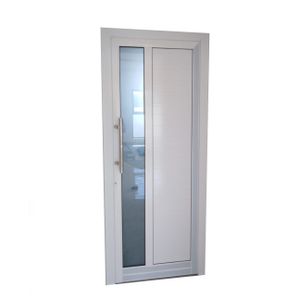 White Frame Door With Glass