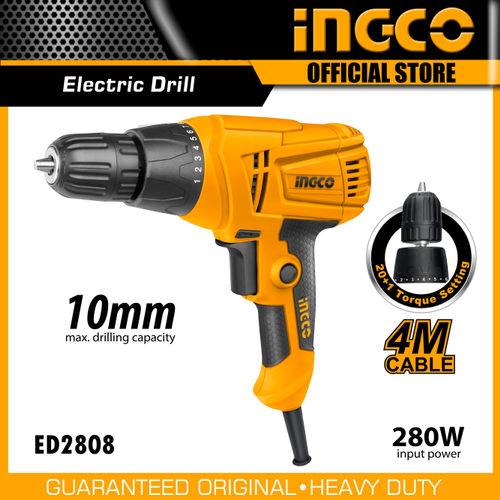 Buy Ingco Electric Drill Ed2808 Online On Qetaat.Com