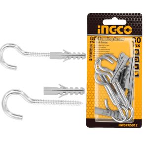 Ingco Hwspk5012 Screw Plug Sets With Hook Screw