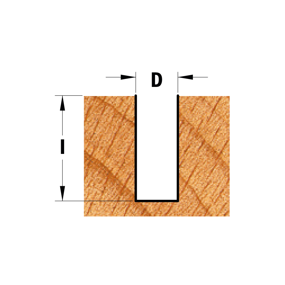 Buy CMT- Contractor Straight Bit D4x11x51 DX S=8 Online | Power Tools | Qetaat.com