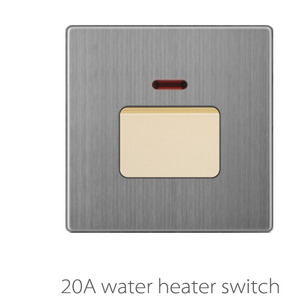 Vmax Golden Stainless   20A W Heater Switch