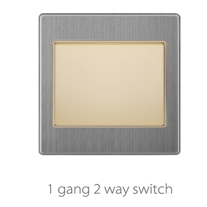 Vmax Golden Stainless 1Gang 2Way Switch