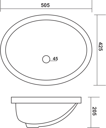 مغسلة TORA-405