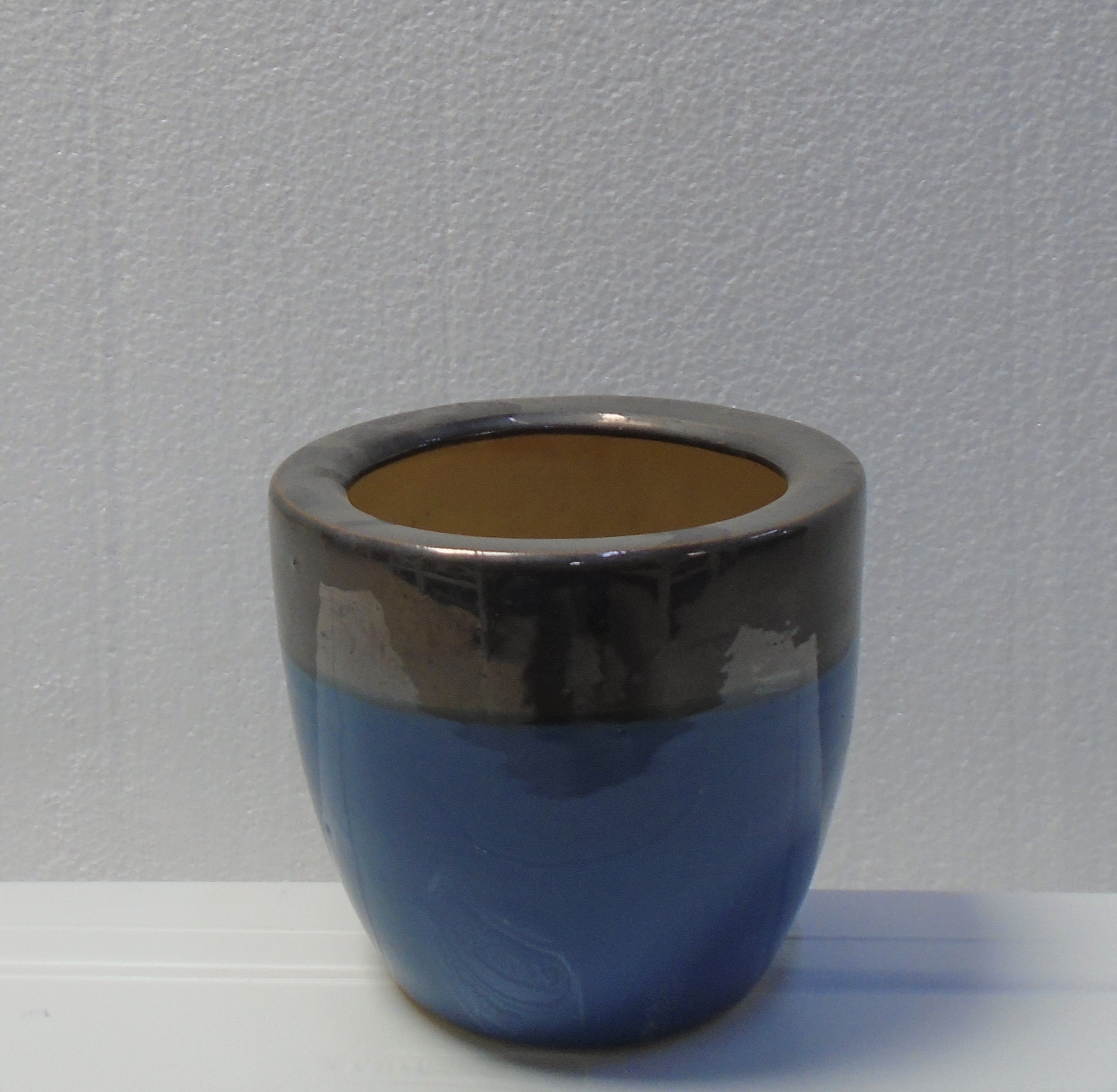 Ceramic Coated Clay Pots H14Cm X D16Cm