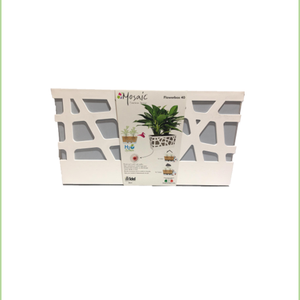 Mosaic Flower Box - Gray