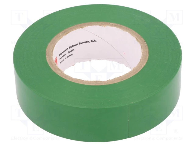 Maat Electric Tape 0.13Mm*18Mm*10Yards*3/4"  Color: Green