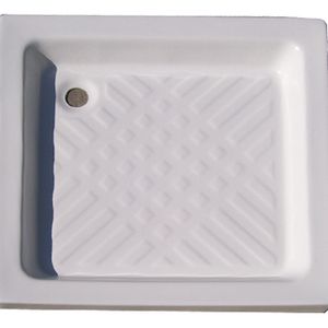 Grp Shower Tray- White Size: 73X73