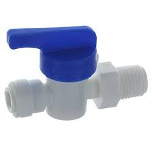 RO PVC BLUE VALVE 1/4*1/4 