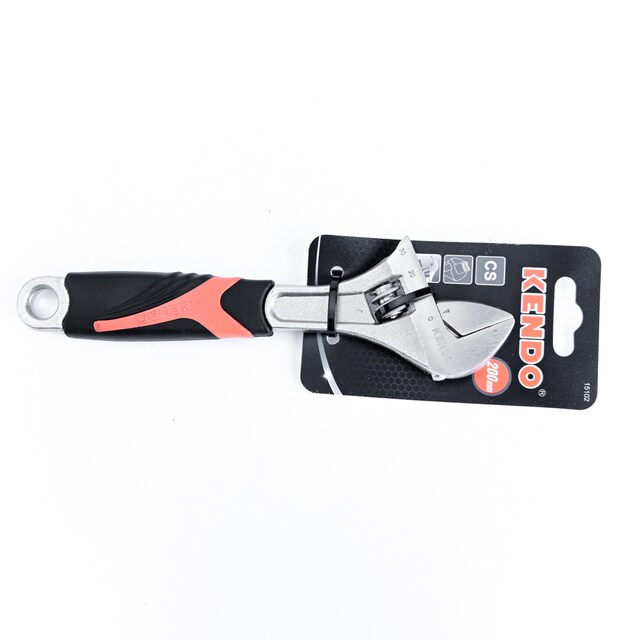 Kendo Adjustable Wrench With Tpr Handle