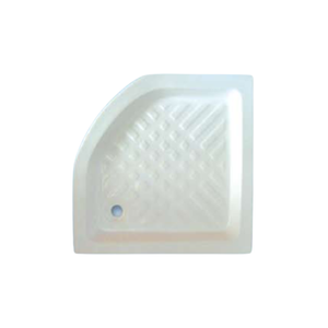 White Corner Shower Tray - 73X73X6Cm
