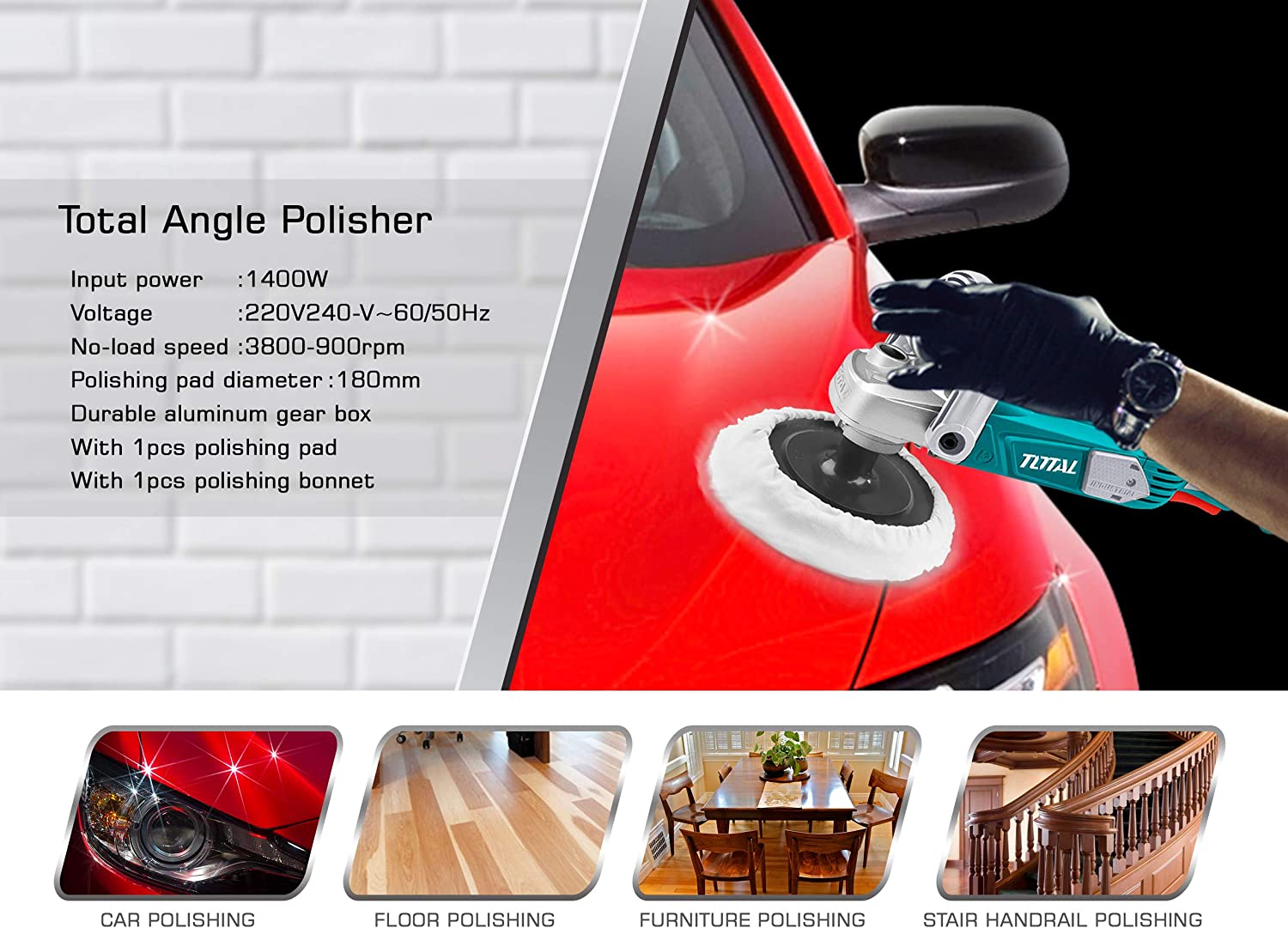 Buy Toatal angle polisher online on Qetaat.com