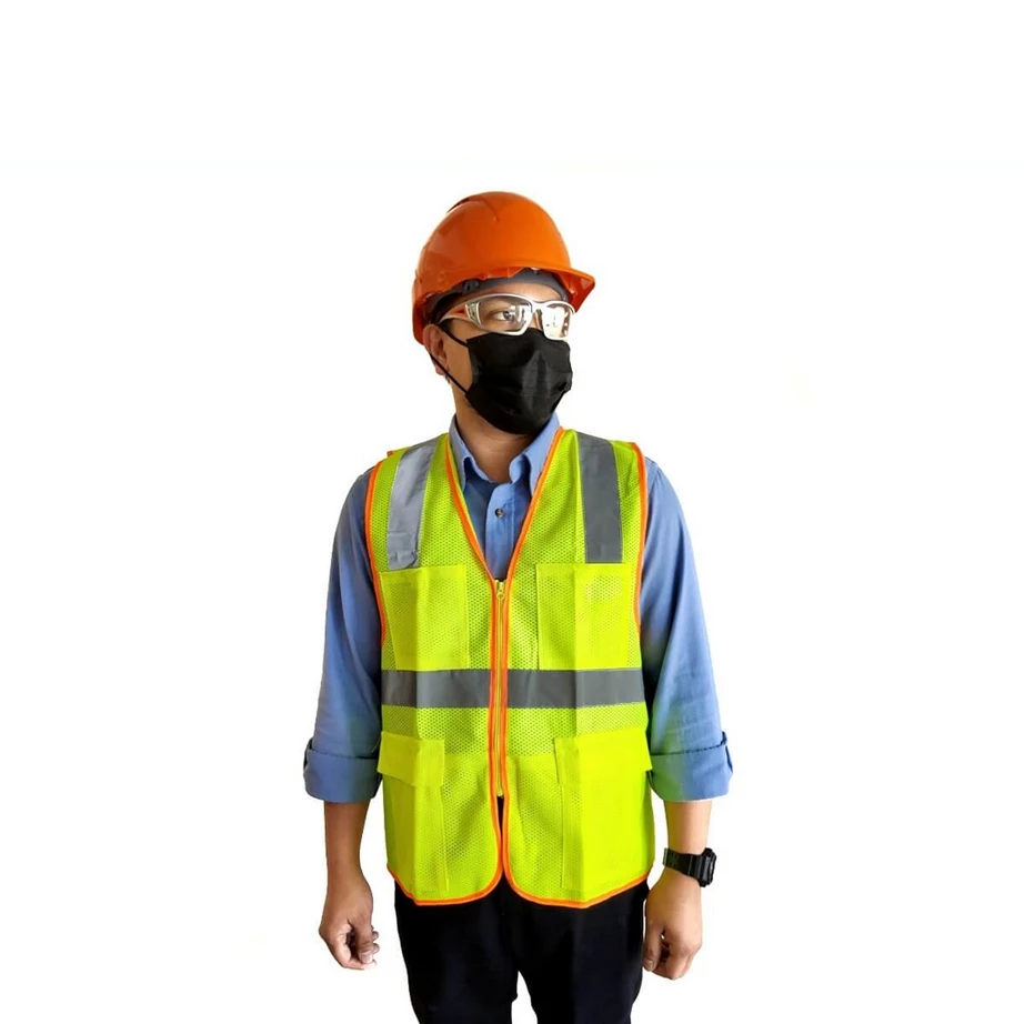 Reflective Vest Mesh With Pocket