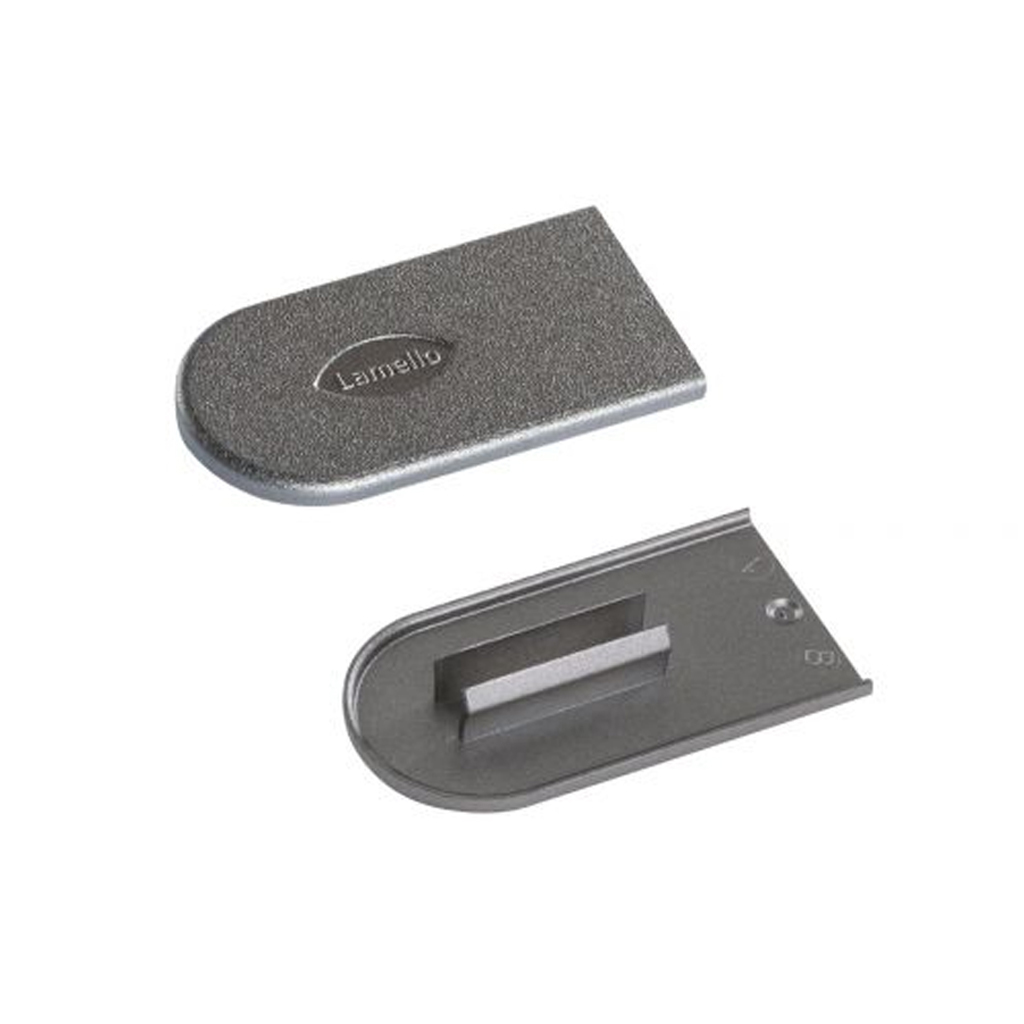 Lamello - Cabineo Cover Caps Plastic (Lamello - Cabineo Cover Caps Metal Look Steel Dark )