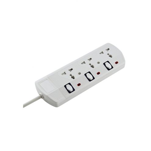 Buy EB3NSU2B 13a 3 Gang Univ Extension Socket 5m w/ Neon Online on Qetaat.com