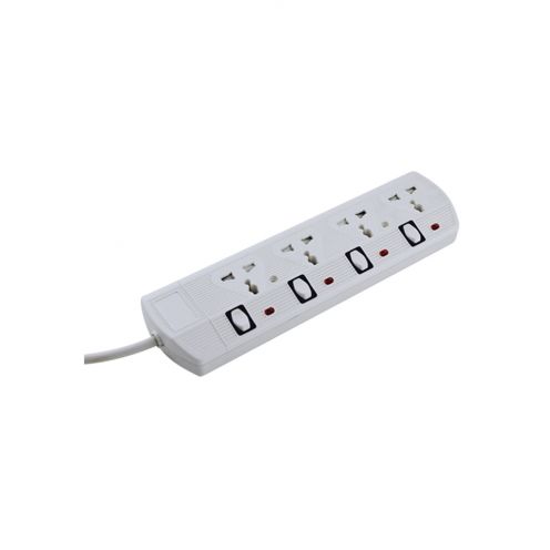 Buy EB4NSU2B 13a 4gang univ extension socket w/neon 5m cable Online on Qetaat.com
